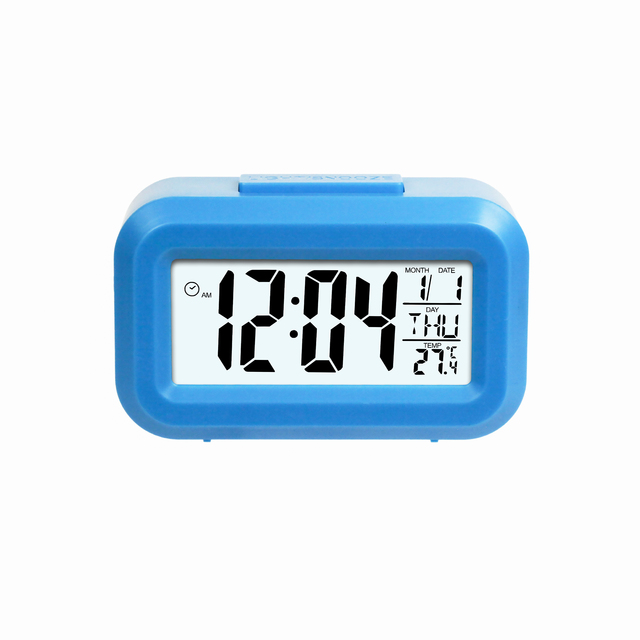 Date Temperature Timer Office Bedroom Study Alarm Clocks Smart Table Clocks with Night Light