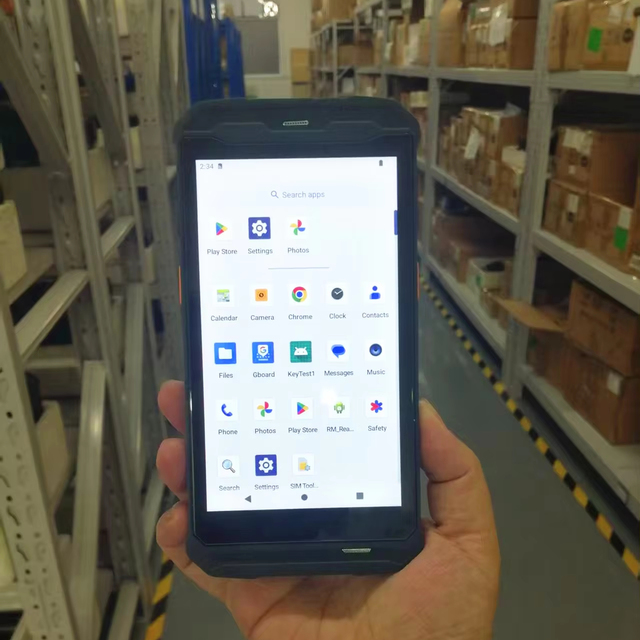 IP67 GMS Rugged Android PDA with DPM Scanning Engine Handheld Warehouse 2D Scanner for Laser Etched Codes
