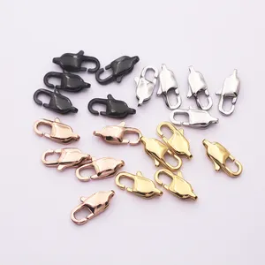 316L stainless steel jewelry clasps lobster clasp for DIY Bracelet Necklace Jewelry Chain