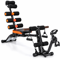 Appareil d'entraînement abdominal multifonctionnel pliable pour la maison, aide aux sit-ups, équipement de fitness pour la perte de poids, machine à crunches