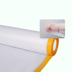 للبيع بالجملة بلاستيك مقاوم للغبار مطوي مسبقًا طبقة اخفاء طلاء يمكن التخلص منها بشريط - Product Image 3