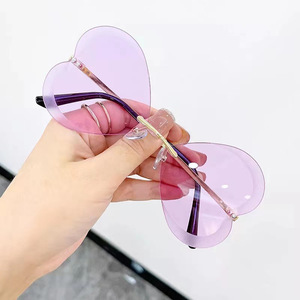Duchi แว่นตาไล่ระดับสีประดับเพชรแบบไร้กรอบ UV400แว่นกันแดดแนวยุโรปอเมริกัน - Product Image 3
