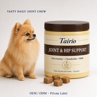 Friandises à Mâcher Tendres pour Chiens – Formule Soin Articulaire : Glucosamine, Chondroïtine, MSM, Acide Hyaluronique – Mobilité Senior Naturelle – Vente en Gros