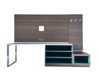 Table console moderne en MDF Wyndham, tête de lit, meuble TV, ensemble de meubles d'hôtel
