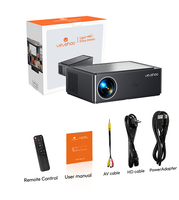 Projecteur numérique BYINTEK à mise au point automatique rapide A18 Mini projecteur domestique LCD 1200 lumens LED Projecteur portable pour home cinéma