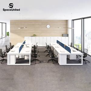 Ensemble de bureau et armoire de rangement pour deux personnes SpaceUnited, mobilier de bureau élégant - Product Image 2