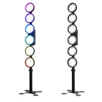 Barra de Luces LED Retro Controlada por DMX512, Efecto de Matriz Atmosférica Hexagonal, Iluminación Estroboscópica Desplazable para Escenarios