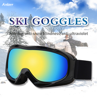 RTS Baikang 7029 logo personnalisé coupe-vent UV400 adulte enfant lunettes snowboard lunettes ski gaz