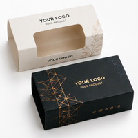 Caja de Papel Personalizada con Funda Protectora y Logotipo para Empaque de Productos Minoristas y Marca