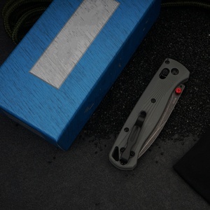 Cuchillo Plegable para Camping Tredknix BM535BK OEM, Hoja de Acero Inoxidable, Mango de Fibra de Nylon, Punta de Lanza, Anclaje para Pulgar, EDC, DIY - Product Image 3