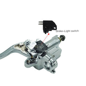 RSP <span class=keywords><strong>Joker</strong></span> 50 ใหม่ ขนาด 7/8 นิ้ว 22 มม. คันเบรกไฮดรอลิกมอเตอร์ไซค์ ทำจากอลูมิเนียมอัลลอยด์ชุบไฟฟ้า สำหรับเปลี่ยน - Product Image 4