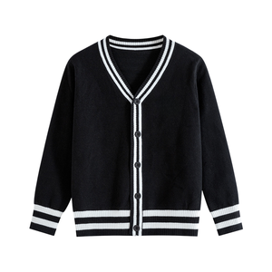 Men and <strong>Women's</strong> Children's Cardigan Autumn Baby Knitted Sweater V-neck School Uniform Children's School Attire - Product Image 3