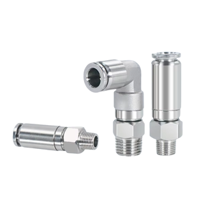 ข้อต่อลมความเร็วสูงสแตนเลส SS316 SS304ท่อหมุน kph ตรง & KSL - Product Image 1