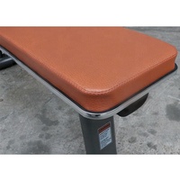 Banc de musculation plat commercial pour salle de sport, banc de presse plat avec cadre en acier, banc de fitness plat pour la musculation