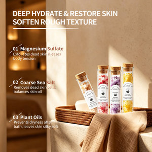 Sels de bain parfumés aux fleurs, bain relaxant, <span class=keywords><strong>sel</strong></span> d'<span class=keywords><strong>Epsom</strong></span> <span class=keywords><strong>pour</strong></span> exfoliation et hydratation, bain spa, marque privée - Product Image 2