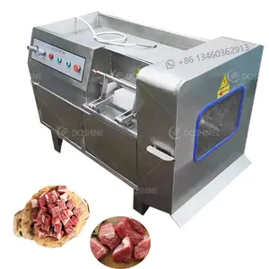 자동 닭고기 쇠고기 돼지 고기 큐브 커터 상업용 냉동 고기 주사위 절단 고기 다이서 기계 냉동 고기 주사위 기계