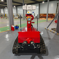 Pemadam kebakaran Jet tekanan tinggi, Remote control cerdas untuk industri robot pemadam kebakaran