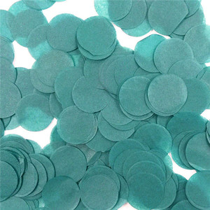 Confettis écologiques roses, 2.5cm, 1000 pièces, métalliques multicolores, cercles de papier pour décoration de mariage - Product Image 3