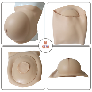 Faux gros seins gonflables en silicone bricolage et ventre de femme enceinte artificiel taille M Cospaly pour LGBTQ Crossdressing - Product Image 5