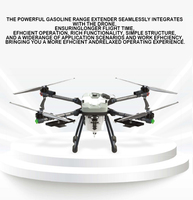 Drones agricoles Pulvérisation Drone agricole professionnel avec pulvérisateur Moteur sans balais RTK GPS Cadre à aile fixe Grande capacité de chargement UAV
