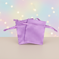 Pochettes de rangement en satin de soie recyclables et écologiques avec logo personnalisé imprimé à l'écran, pour bijoux de mariage, perruques, cadeaux, maquillage