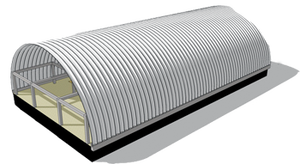 Longs hun K bogens pann weite 240 selbst tragende Dachblech walzen form maschine Stahlblech krümmung maschine - Product Image 6