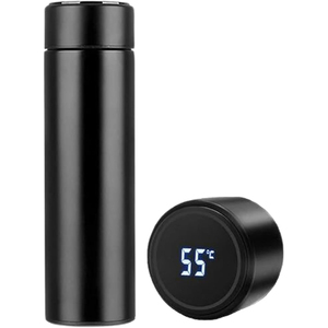Inteligente Termo Digital 500ml Stainless Steel LED Smart Temperature Display Thermal Flask Cup Water Bottle With <b>Tea</b> Strainer - Product Image 1