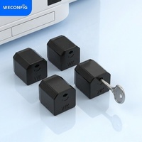 Bloqueador de Puertos USB Tipo B con Llave, Cada Juego Contiene 10 Bloqueadores con 1 Llave