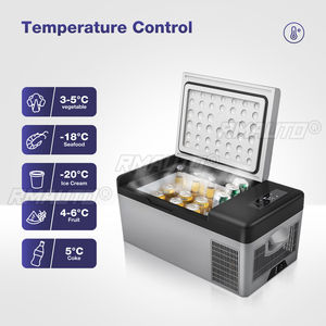 Refrigerador para Auto de 15L-55L, Enfriador Portátil para Verano, Congelador para Auto con Compresor de 12V/24V 70W para Hogar, Viajes y Camping, 220V - Product Image 1