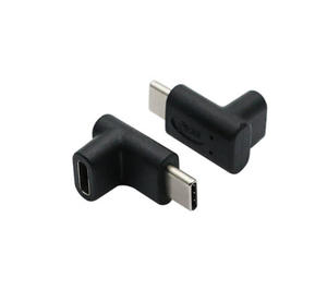 محول USB 3.1 من النوع C ذكر إلى أنثى بزاوية 90 درجة، محول شحن USB-C للهواتف المحمولة والأجهزة اللوحية وأجهزة الكمبيوتر المحمولة مع مخرج تيار مستمر - Product Image 1