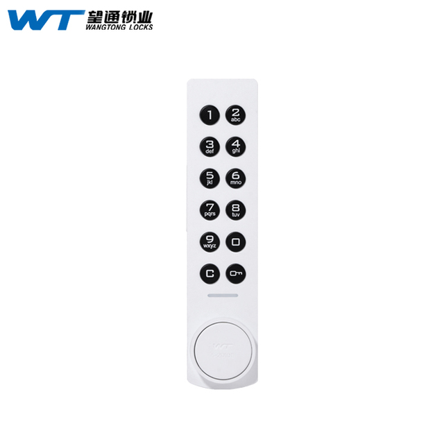 S-2010E-00A0 Smart Digital Locker Cabinet Cam Locker Lock Wardrobe Lock 12 Digits with Press Button White or Black Color