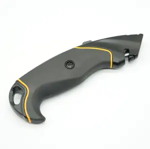 سكين أمان من معدن سبائك الألومنيوم متعدد الوظائف من KAIDA سكين أداة لقطع قابل للسحب مع شفرات سريعة التبديل