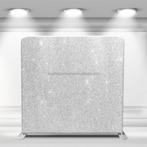 Stylish Photo Booth <span class=keywords><strong>Backdrop</strong></span> nhôm ống tùy chỉnh <span class=keywords><strong>sequin</strong></span> ánh sáng lung linh tường cho các bên & lễ kỷ niệm - Product Image 2