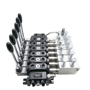 Vanne de commande directionnelle sectionnelle électro-hydraulique manuelle à 6 bobines DCV60 60L/min, marque Huamao, moteur diesel, garantie de 6 mois - Product Image 5