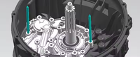 Outil professionnel de réparation de camions : Guide de positionnement pour l'installation des joints d'étanchéité de la pompe à huile de transmission ZF16
