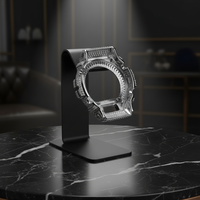 Luxuriöses Messing Iced Bling Moissanit Uhrengehäuse DW6900 Maßgefertigte Hip-Hop Voll-Moissanit Uhrenabdeckung Mod Zubehör für Männer und Frauen