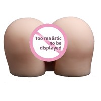 Yumei Masturbateur Masculin Réaliste Grand Fessier, Moule de Vagin et de Fesses Féminins Ultra-Realiste, Jouet Sexuel Adulte Alimenté par Piles Modèle T041