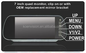 Monitor Retrovisore per Auto con Schermo TFT LED da 7 Pollici per Telecamera di Retromarcia - Product Image 2