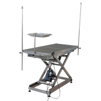 Équipement vétérinaire Table d'opération pour animaux en acier inoxydable 304 adaptée à l'hôpital pour animaux de compagnie de clinique vétérinaire