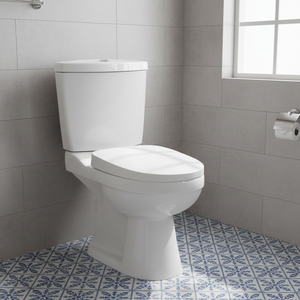 <span class=keywords><strong>WC</strong></span> en céramique deux pièces à chasse d'eau par gravité, à poser au sol, avec siphon en S, pour l'Argentine - Product Image 1