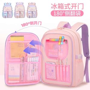 New Cross-border ridge Light Weight Reduction School <b>Backpack</b> <b>Backpack</b> Girls <b>Children</b> Primary School Bags Wholesale - Product Image 3