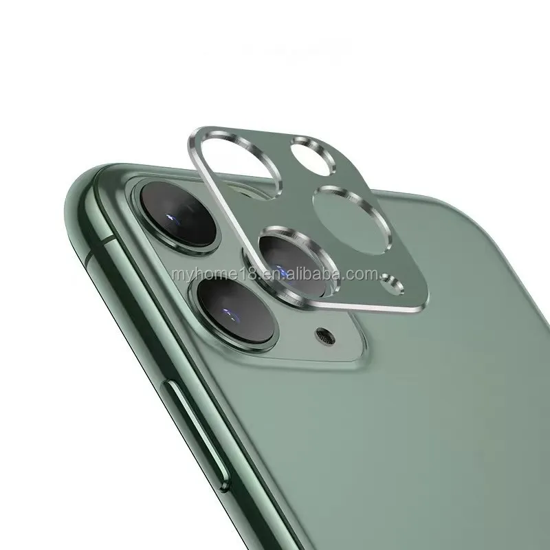 Posizionamento per iPhone 14 13 12 Pro Max metallo hoop case in lega di alluminio protezione della fotocamera posteriore del telefono per 11 obiettivi