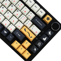 Personality GMK Matsu Keycaps Pbt 129 Keys Dye-Sub Cherry Profile Keycap for 87/104/108 Mx Switch Mechanical Keyboard