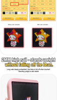 Tableau de positionnement LED guidé par application pour perles Perler, avec import d'images et fonction de positionnement lumineux, outil d'artisanat portable, ornement de maison, cadeau
