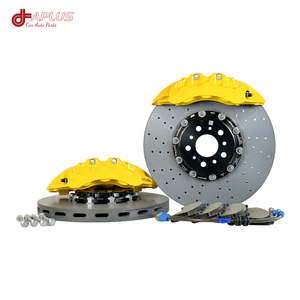 Front and Rear Brake Kit Caliper for GTR R35 390x34mm 380x30mm Carbon Ceramic Rotor with Brake Pads - Product Image 1