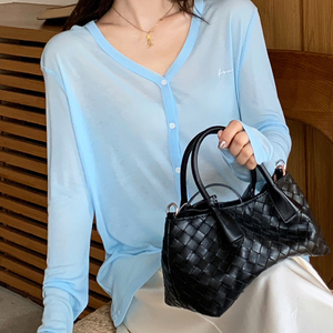 <span class=keywords><strong>Cardigan</strong></span> semplice da donna con scollo a V elegante <span class=keywords><strong>Slim</strong></span> Fit - Product Image 1