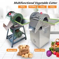 Frietjes snijden en snijden met een chipsnijder, mangofruit- en groentesalade, populaire commerciële aardappelschilmachine