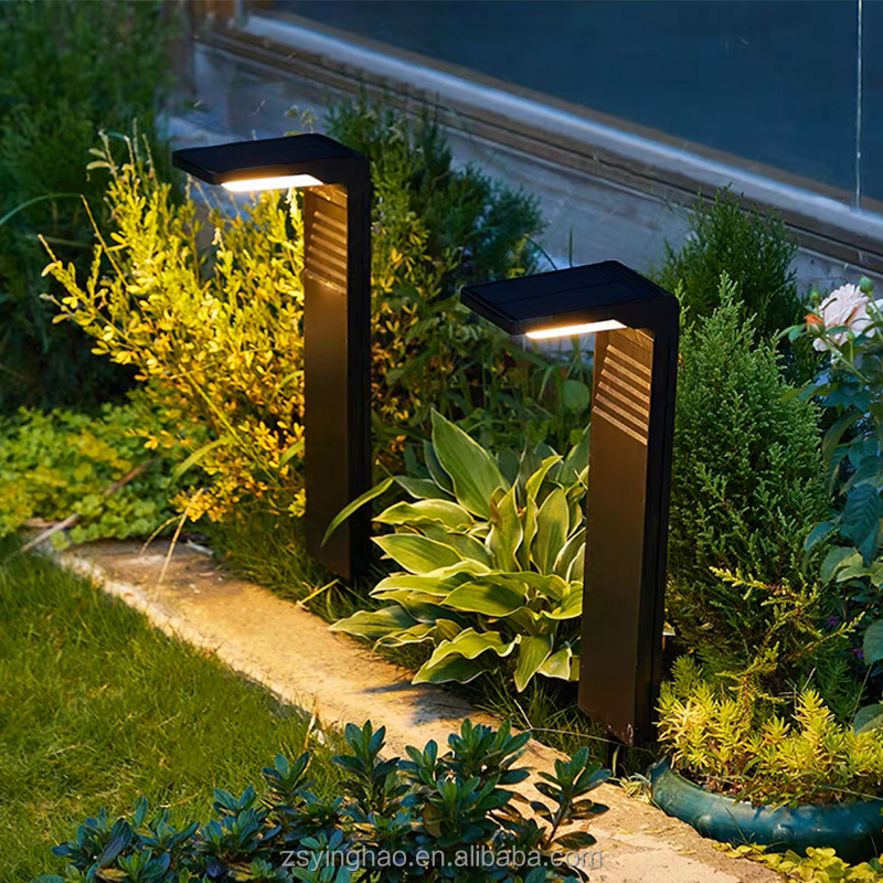 Outdoor Garden Solar Powered Bollard Lights