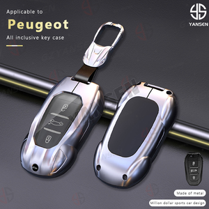 Pour Peugeot 208 308 408 2008 3008 4008 5008 Citroën C3 C4 C5 C4L C6 DS3 <span class=keywords><strong>DS4</strong></span> DS5 – Coque de clé télécommande de voiture en alliage de zinc - Product Image 2