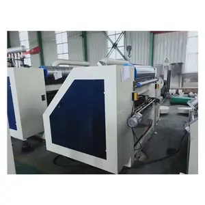 Fingerless single facer for flute corrugated paper making machine